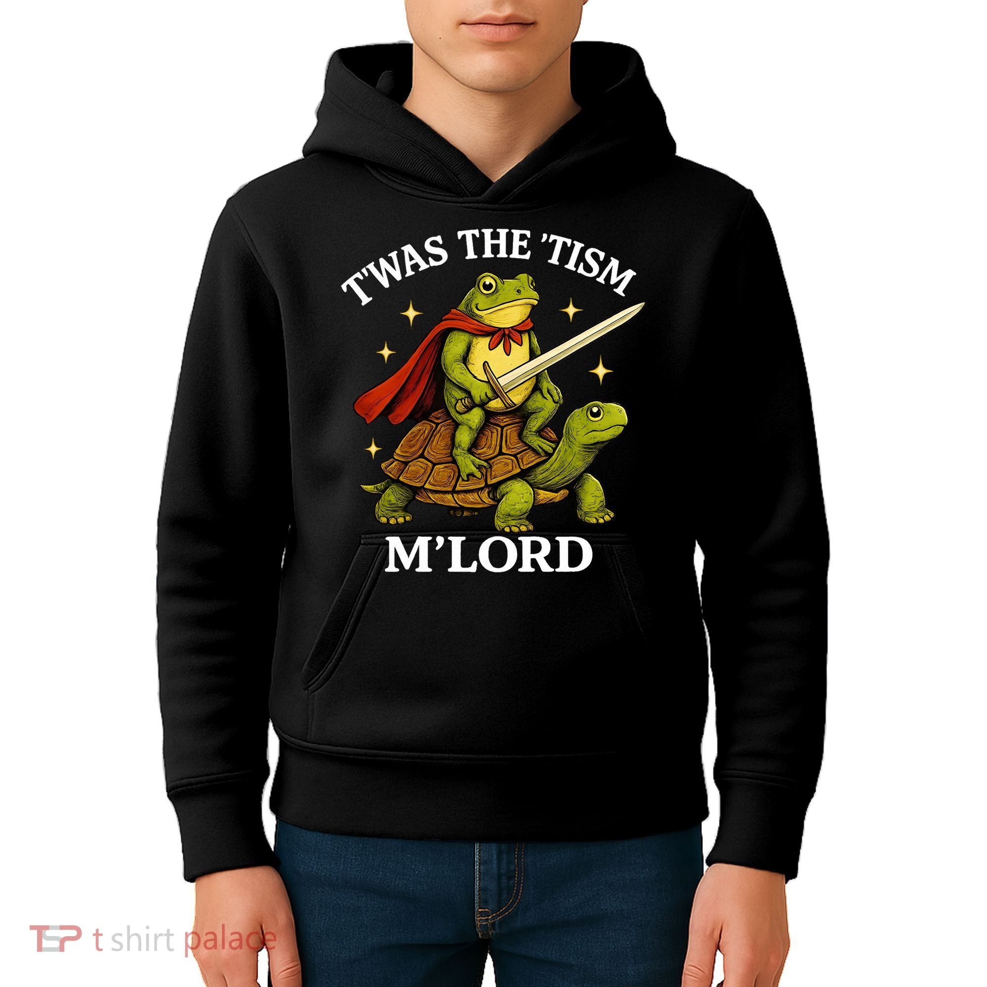 TWAS The Tism M Lord Autism Kids Hoodie