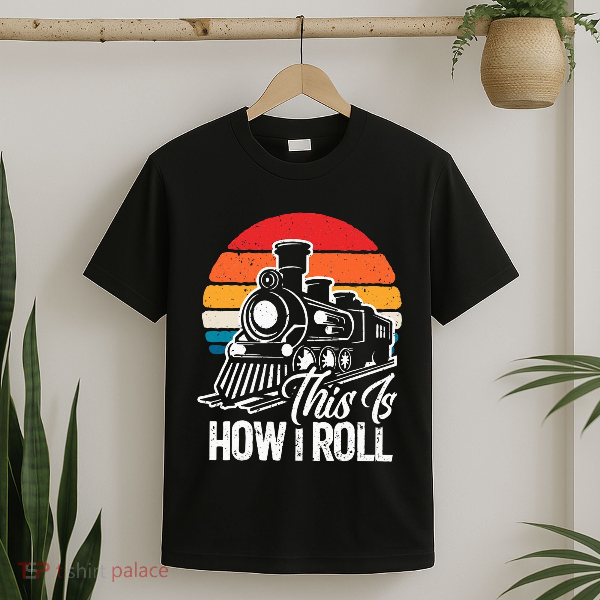 train t this is how i roll train lover T-Shirt