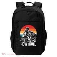 train t this is how i roll train lover Backpack thumb 0