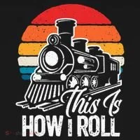 train t this is how i roll train lover Bucket Hat thumb 4
