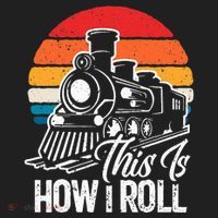 train t this is how i roll train lover Hat thumb 2