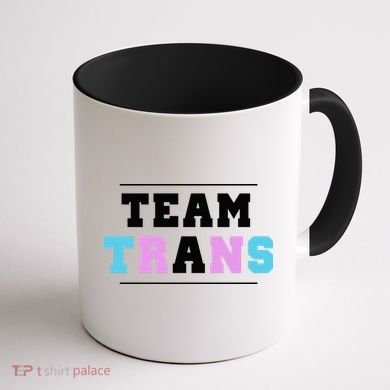 Team Trans Coffee Mug back