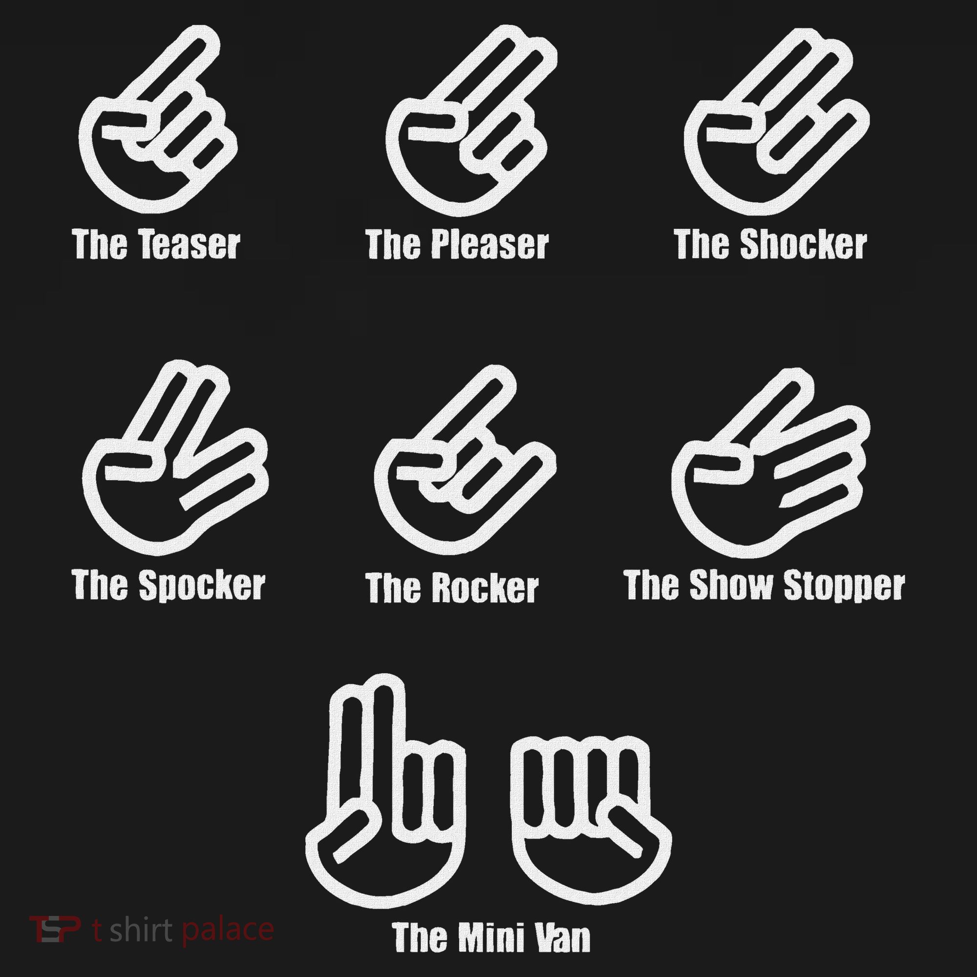 The Teaser The Pleaser The Shocker The Spocker The Rocker T-Shirt