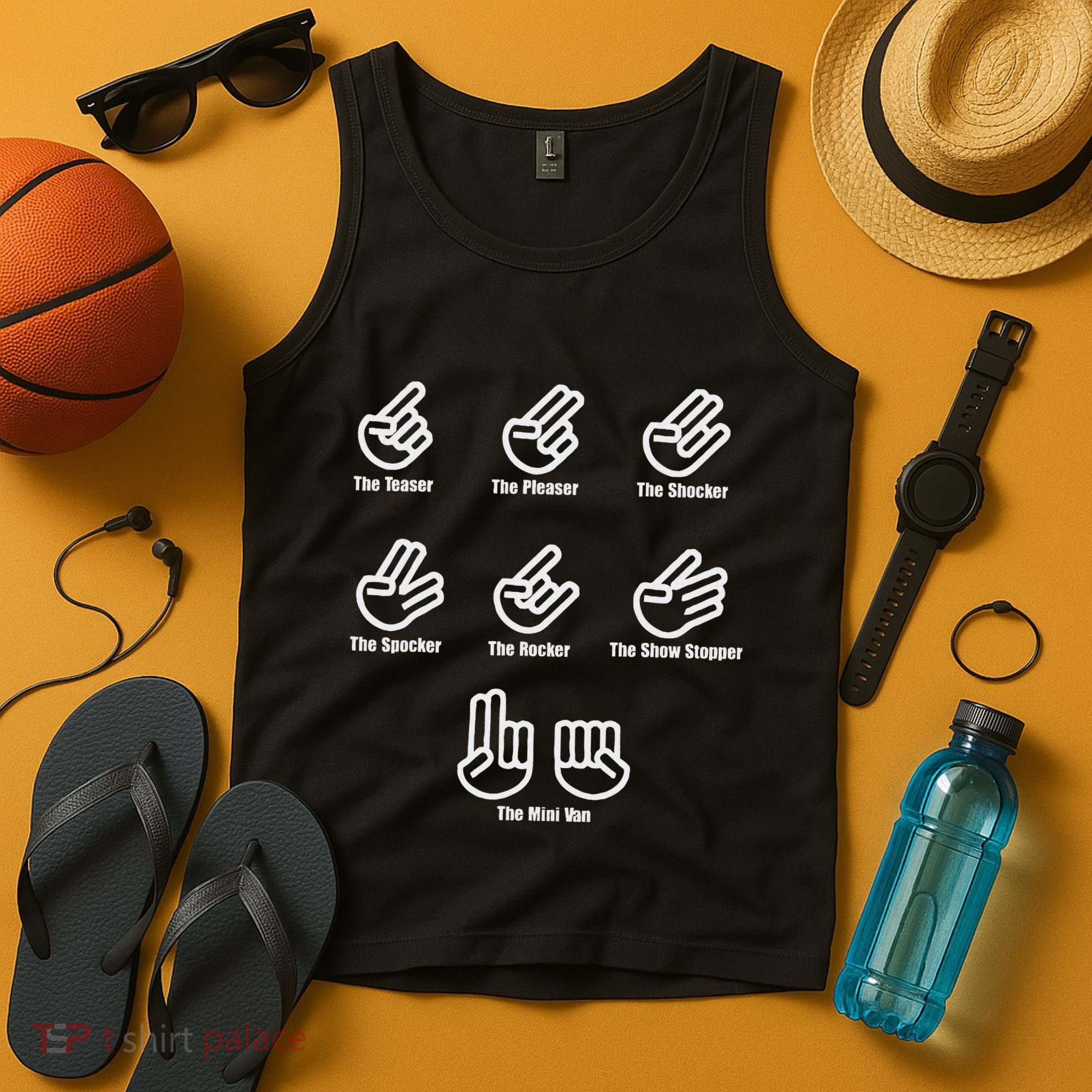 The Teaser The Pleaser The Shocker The Spocker The Rocker Tank Top
