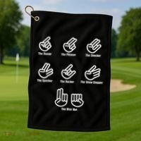 The Teaser The Pleaser The Shocker The Spocker The Rocker Golf Towel thumb 1