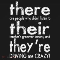 There Their They're Driving Me Crazy English Teacher Backpack thumb 2