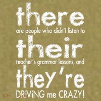 There Their They're Driving Me Crazy English Teacher Garment-Dyed Women's Muscle Tee thumb 6