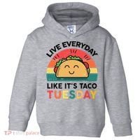 Taco Taco Tuesday Mexican Fiesta Women Boy Funny Toddler Hoodie thumb 0