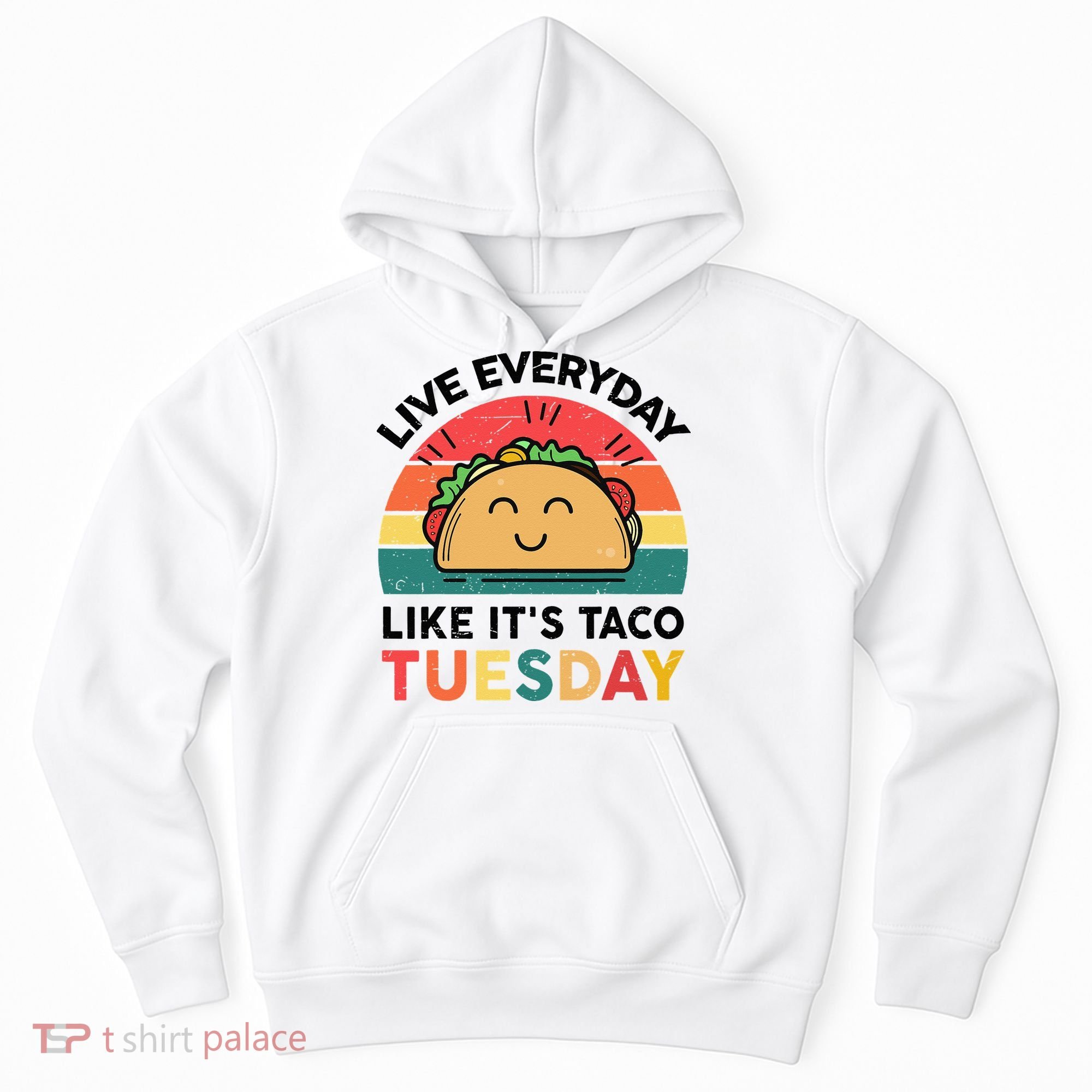 Taco Taco Tuesday Mexican Fiesta Women Boy Funny Hoodie