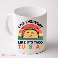 Taco Taco Tuesday Mexican Fiesta Women Boy Funny Coffee Mug thumb 0