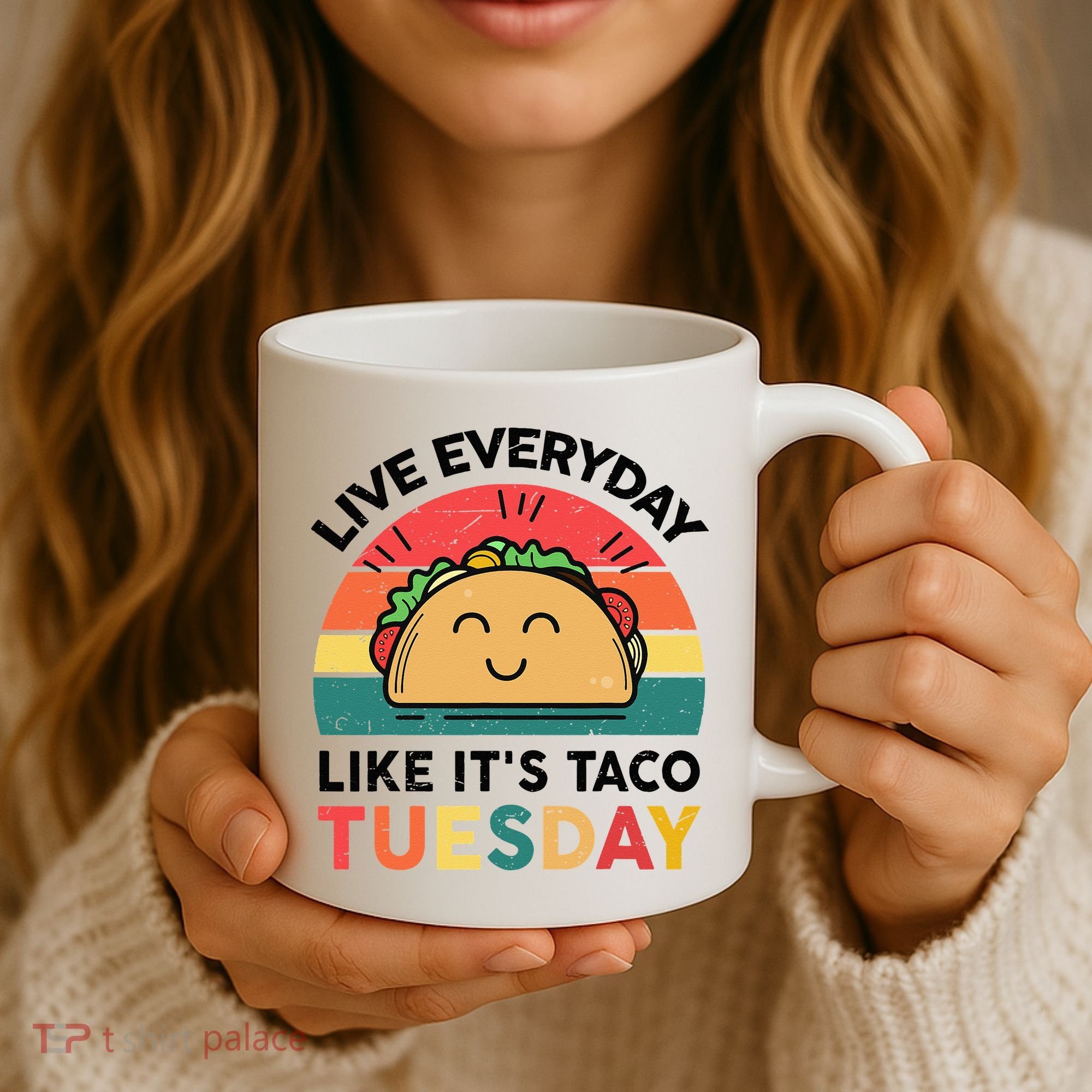 Taco Taco Tuesday Mexican Fiesta Women Boy Funny Coffee Mug
