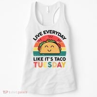 Taco Taco Tuesday Mexican Fiesta Women Boy Funny Women's Tank Top thumb 0