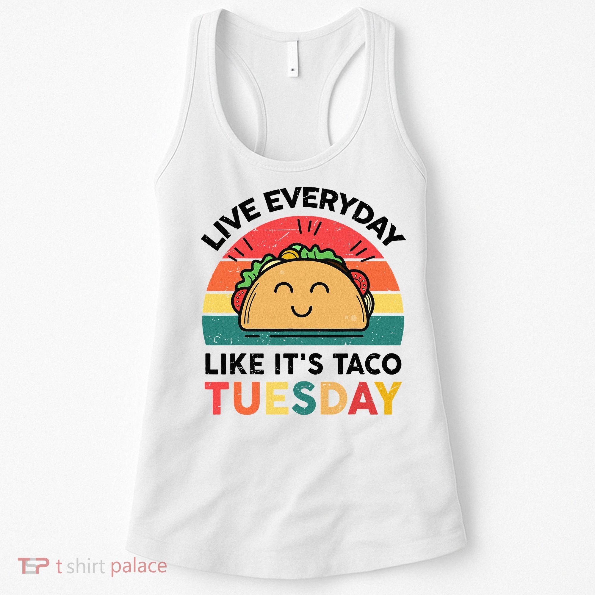 Taco Taco Tuesday Mexican Fiesta Women Boy Funny Women's Tank Top