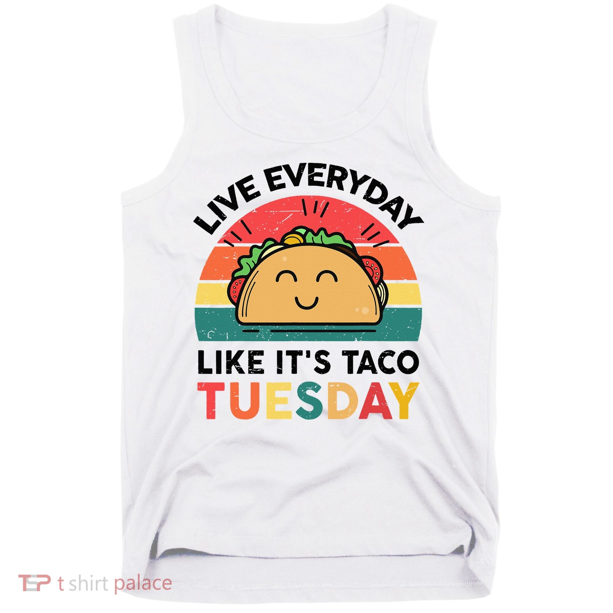 Taco Taco Tuesday Mexican Fiesta Women Boy Funny Tank Top