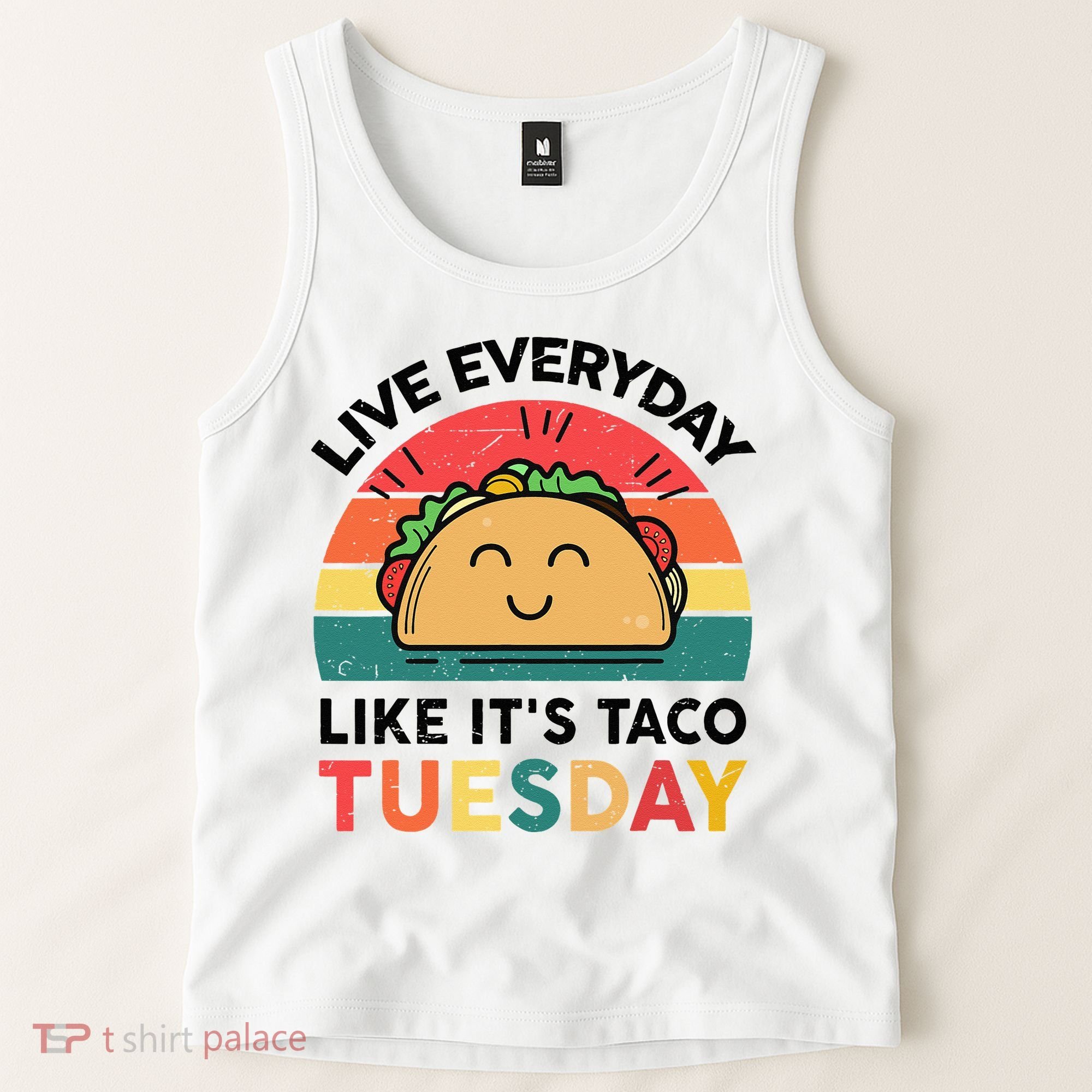 Taco Taco Tuesday Mexican Fiesta Women Boy Funny Tank Top