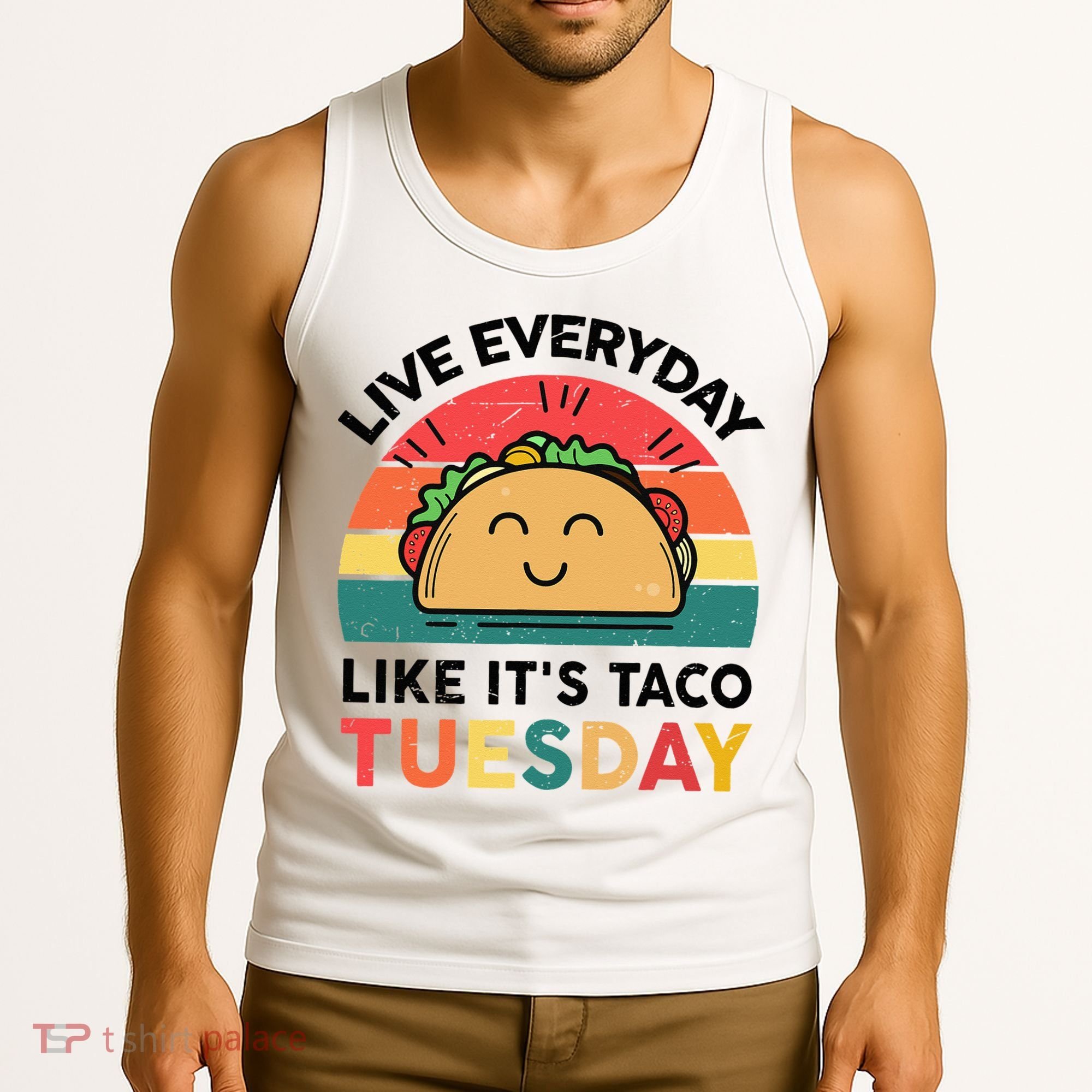 Taco Taco Tuesday Mexican Fiesta Women Boy Funny Tank Top