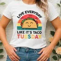 Taco Taco Tuesday Mexican Fiesta Women Boy Funny Women's T-Shirt thumb 2