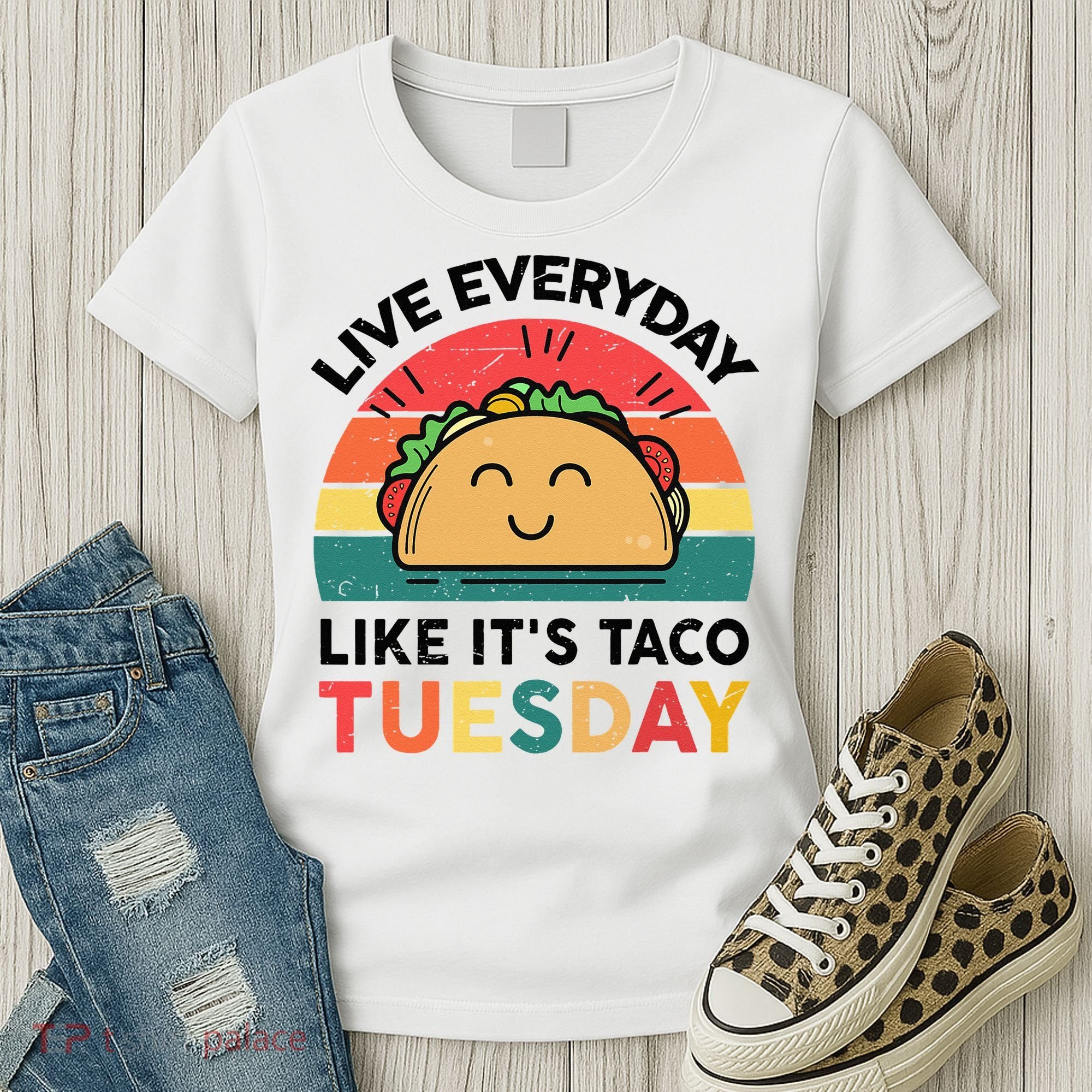 Taco Taco Tuesday Mexican Fiesta Women Boy Funny Women's T-Shirt