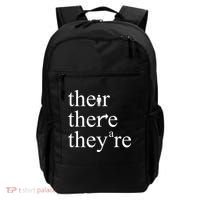 There Their They're Funny Grammar Backpack thumb 0