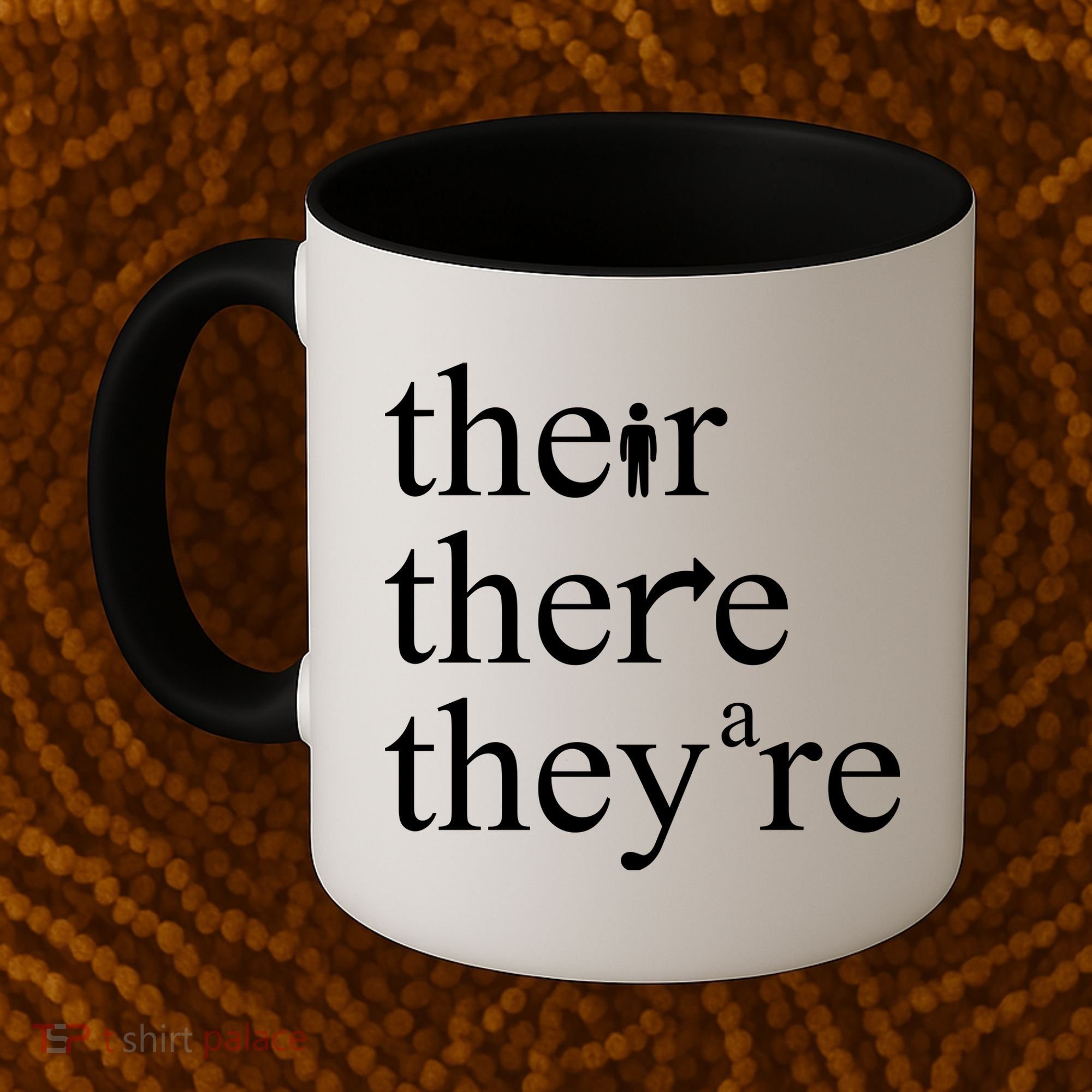 There Their They're Funny Grammar Coffee Mug