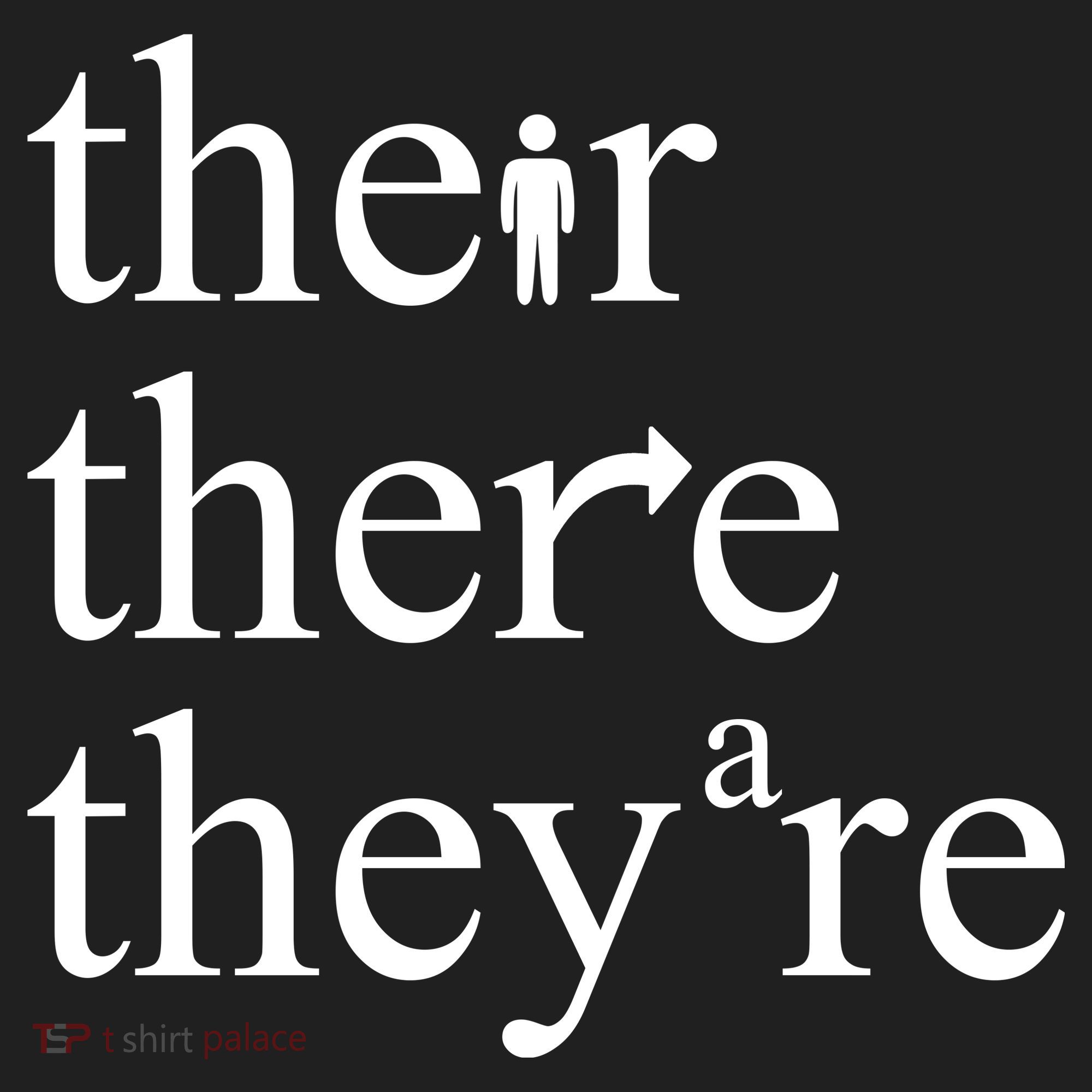 There Their They're Funny Grammar Tumbler