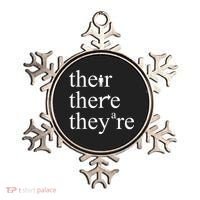 There Their They're Funny Grammar Ornament thumb 0