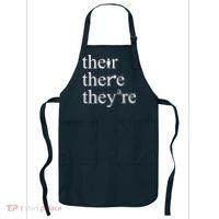 There Their They're Funny Grammar Apron thumb 0