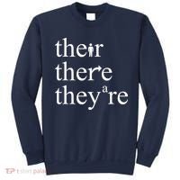 There Their They're Funny Grammar Sweatshirt thumb 0