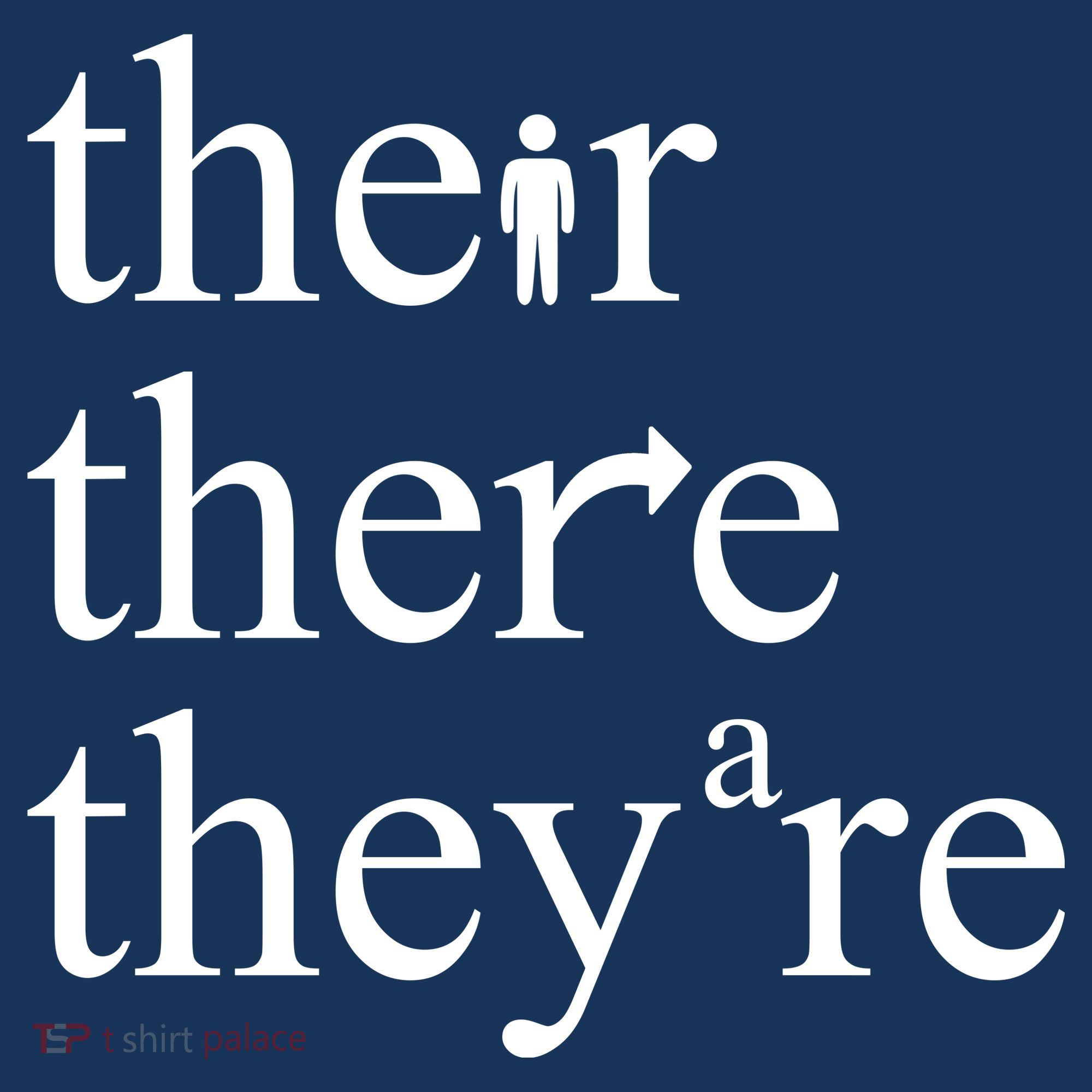 There Their They're Funny Grammar Sweatshirt