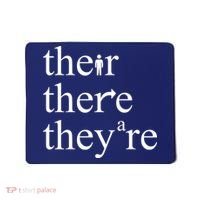 There Their They're Funny Grammar Mousepad thumb 0