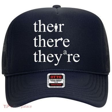 There Their They're Funny Grammar Hat