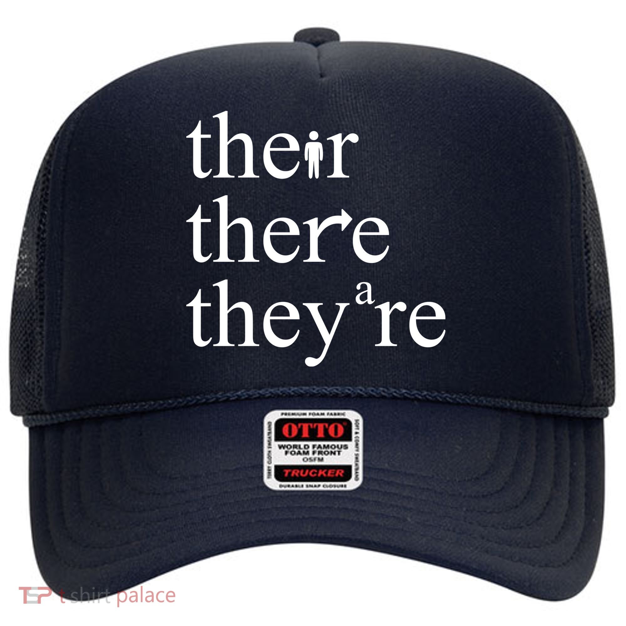 There Their They're Funny Grammar Hat
