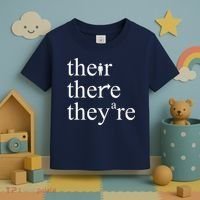 There Their They're Funny Grammar Toddler T-Shirt thumb 3