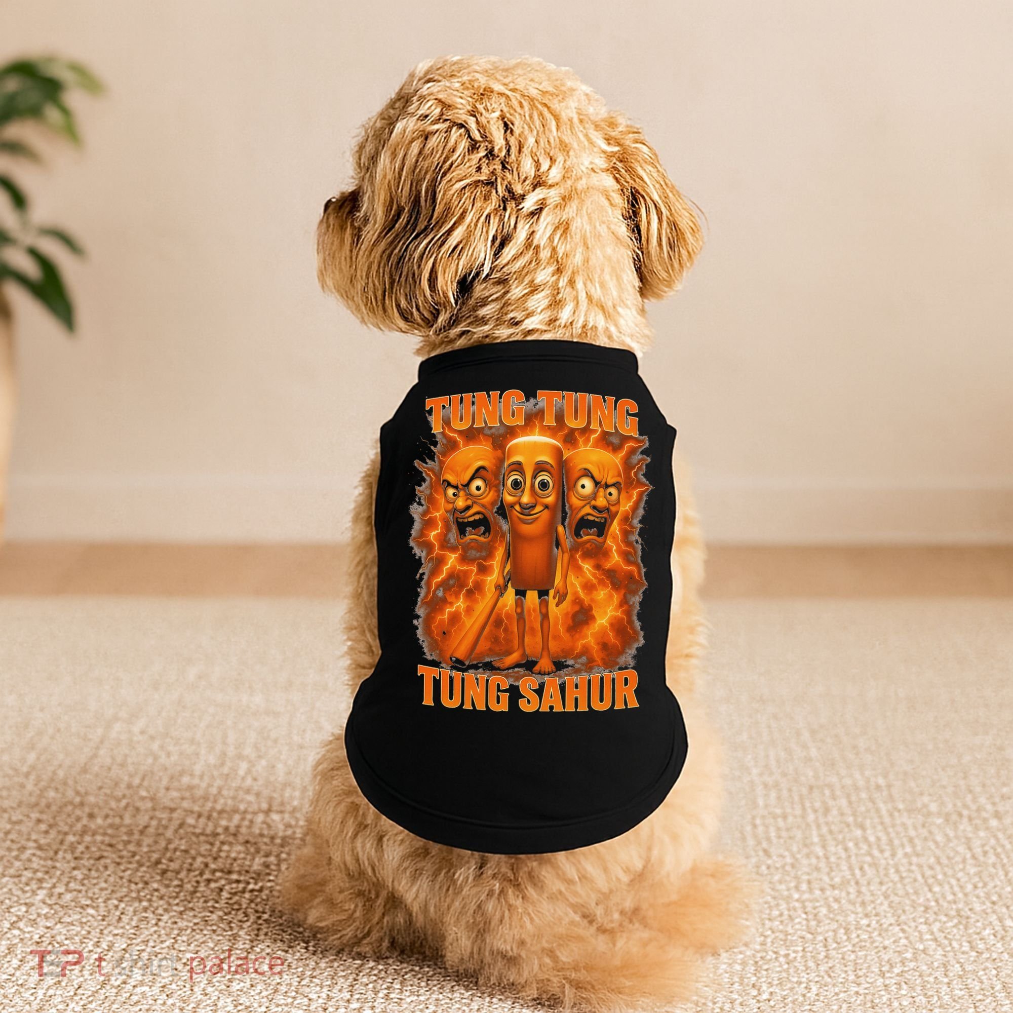 Tung Tung Tung Sahur Italian Brainrot Meme Bootleg Gift Doggie Tank