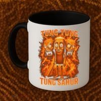 Tung Tung Tung Sahur Italian Brainrot Meme Bootleg Gift Coffee Mug thumb 2