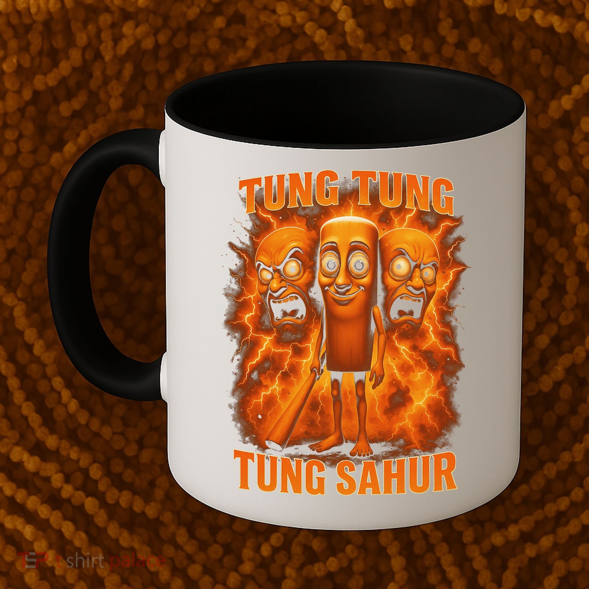 Tung Tung Tung Sahur Italian Brainrot Meme Bootleg Gift Coffee Mug