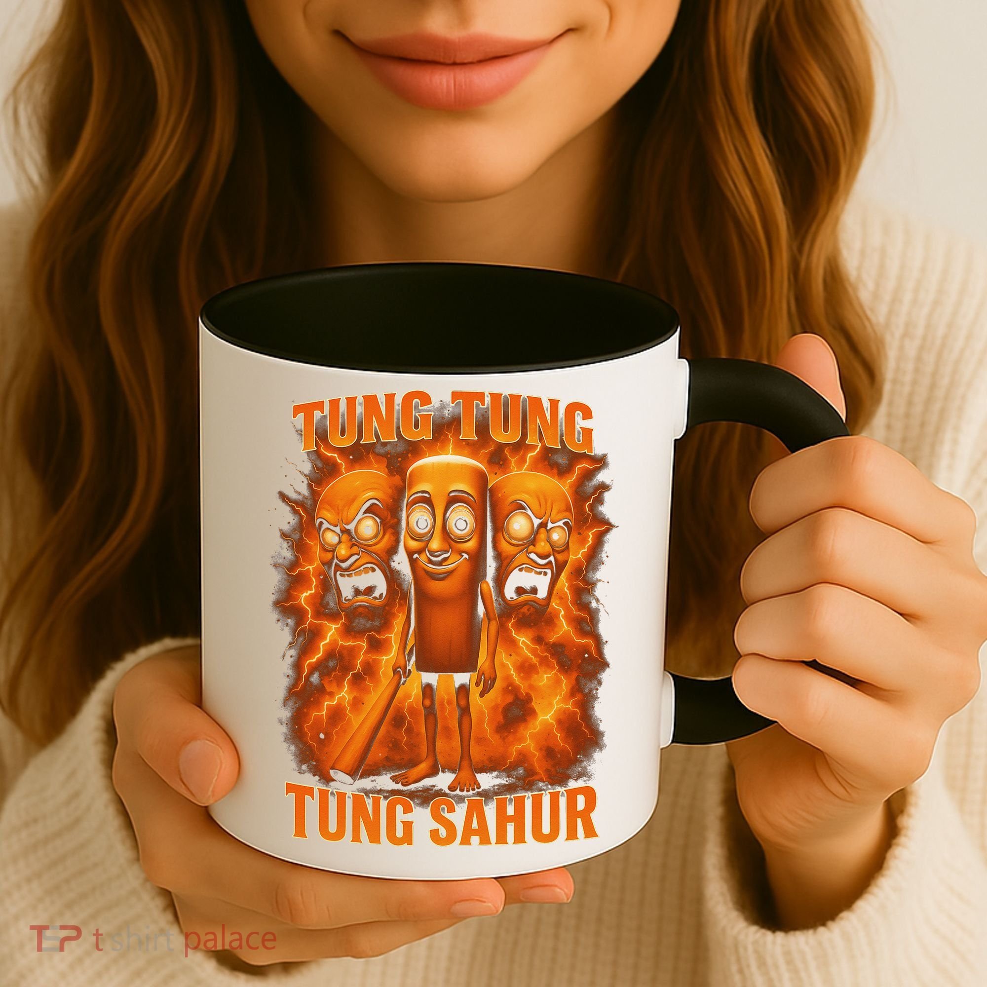 Tung Tung Tung Sahur Italian Brainrot Meme Bootleg Gift Coffee Mug