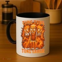 Tung Tung Tung Sahur Italian Brainrot Meme Bootleg Gift Coffee Mug thumb 4
