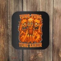 Tung Tung Tung Sahur Italian Brainrot Meme Bootleg Gift Coaster thumb 0