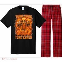 Tung Tung Tung Sahur Italian Brainrot Meme Bootleg Gift Pajama Set thumb 0