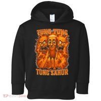 Tung Tung Tung Sahur Italian Brainrot Meme Bootleg Gift Toddler Hoodie thumb 0