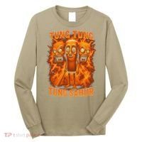 Tung Tung Tung Sahur Italian Brainrot Meme Bootleg Gift Long Sleeve Shirt thumb 0