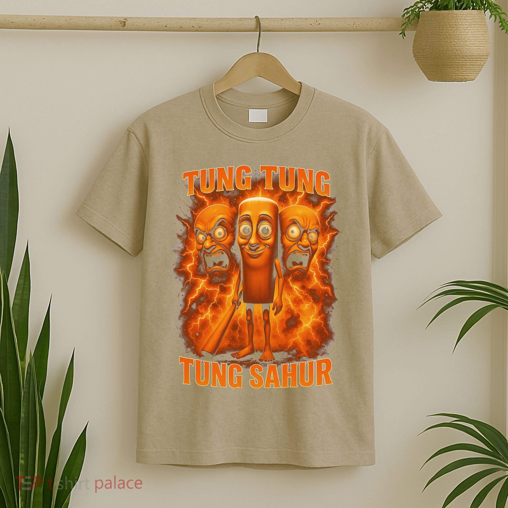 Tung Tung Tung Sahur Italian Brainrot Meme Bootleg Gift T-Shirt