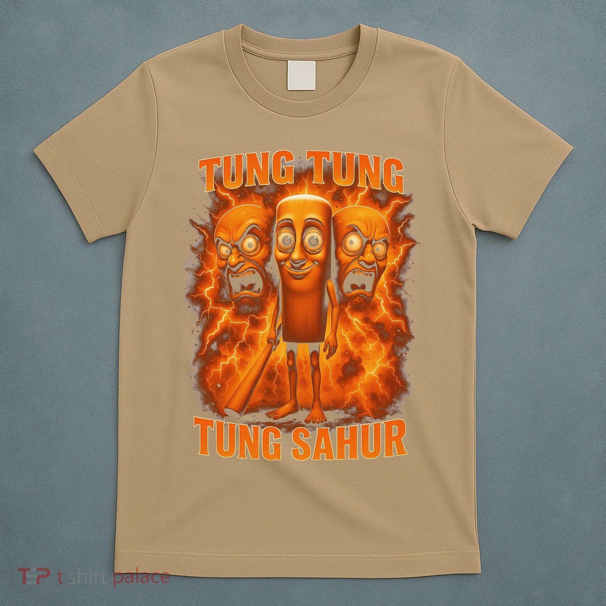 Tung Tung Tung Sahur Italian Brainrot Meme Bootleg Gift T-Shirt