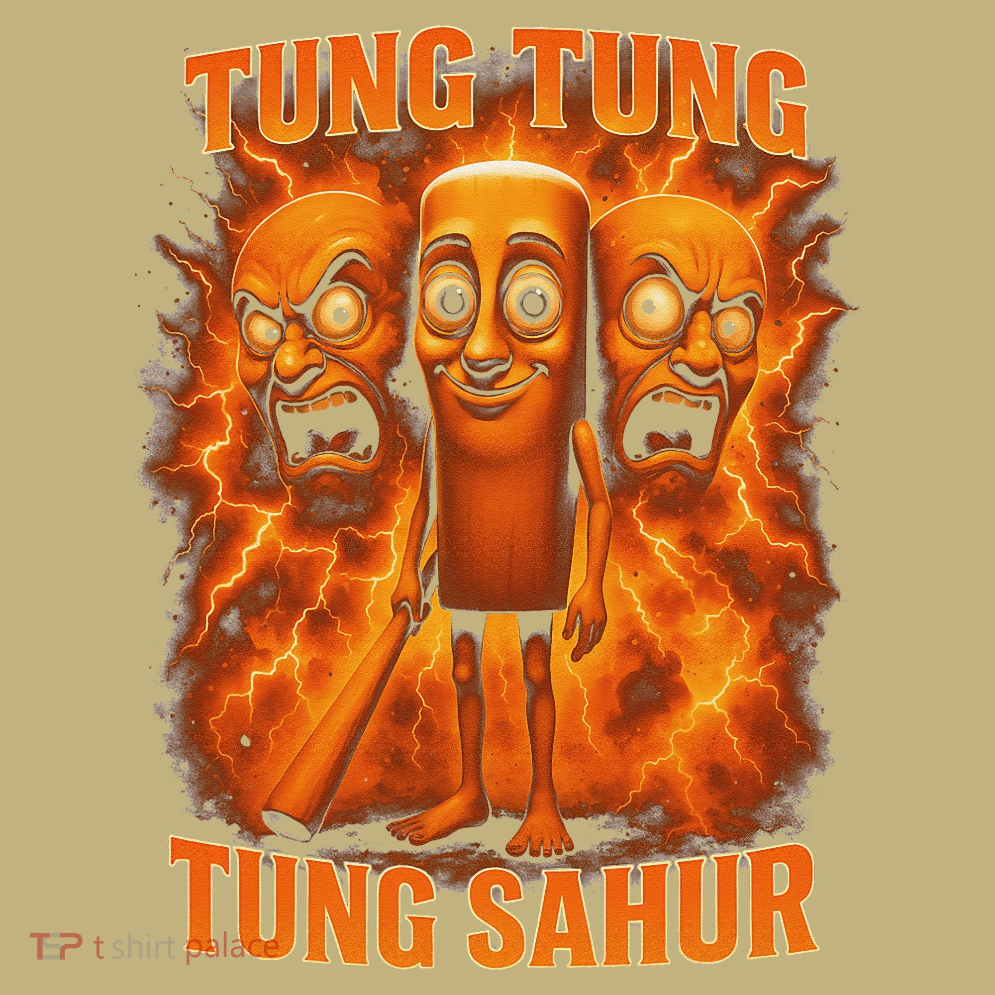 Tung Tung Tung Sahur Italian Brainrot Meme Bootleg Gift Mousepad