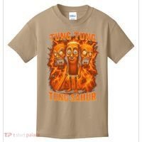 Tung Tung Tung Sahur Italian Brainrot Meme Bootleg Gift Kids T-Shirt thumb 0