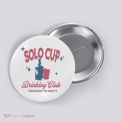 Toby Team Toby Solo Club Drinking Club Button