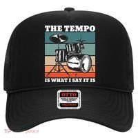 Tempo The Tempo Is What I Say It Is Drummer Tempo Drummers Gift Hat thumb 0