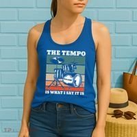 Tempo The Tempo Is What I Say It Is Drummer Tempo Drummers Gift Women's Tank Top thumb 2