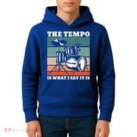 Tempo The Tempo Is What I Say It Is Drummer Tempo Drummers Gift Kids Hoodie thumb 4